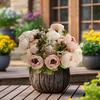 1pc 13 Heads European-style Simulation Peony Living Room Home Dining Table Decorative Flowers Artificial Flowers Artificial Flowers Ornaments.