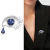 Demon's Eye Brooch - Sophisticated and High-Quality Headpiece with Fashionable Anti-Glare Fastener