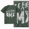 G47 Army Green Vintage Streetwear Cotton  Men's BMX Bicycle Printed Graphic T-shirt |  Big Size Cool O-neck Men's Tee Tshirt