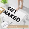 Bath Mat Polyester Absorbent Floor Mat 50x80 CM Funny Bathroom Rug Comfortable Anti Slip Shower Door Mat for Home Decoration