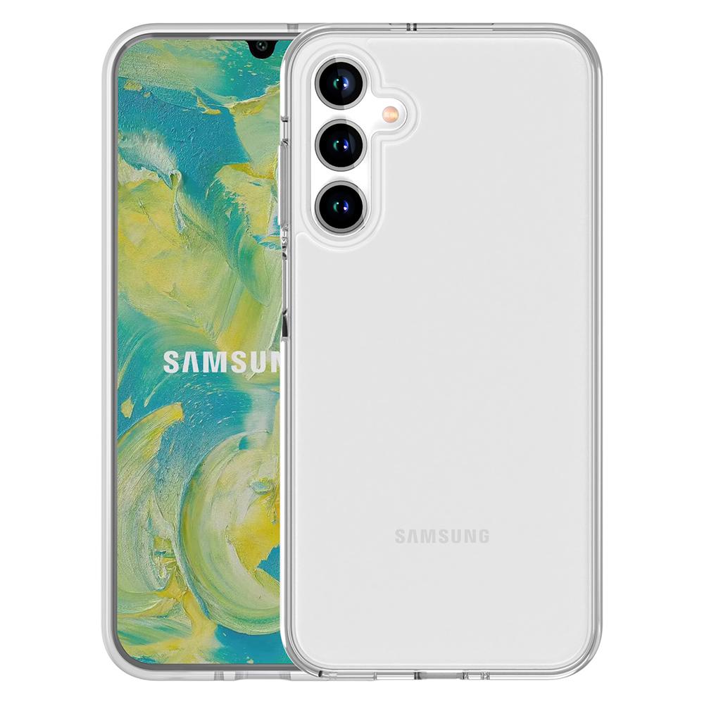 

For Samsung Galaxy A16 5G/A16 4G Case PC+TPU Shockproof Clear Phone Cover Transparent White