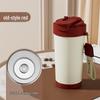 Shangqi 500ml Dual-Drink Insulated Coffee Mug with Handle
