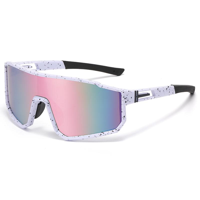 Cross Border New Riding Sunglasses Windproof European American Integrated Outdoor Sports Goggles Fashionable Colorful