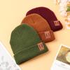 Bonnet d'hiver pour adultes et enfants Chapeau d'hiver Casquette pour bébé Bonnet tricoté
