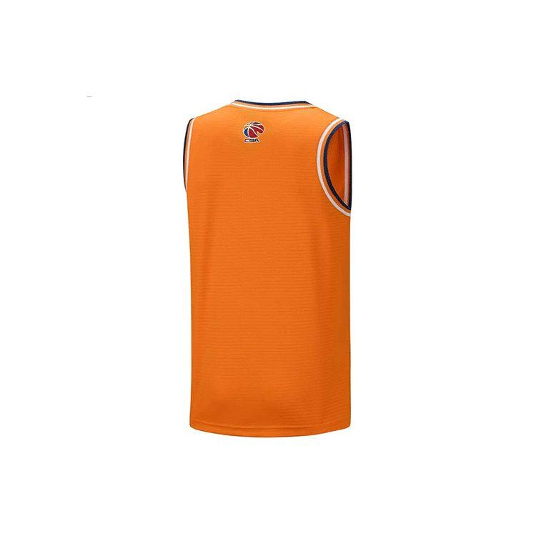 Li Ning CBA Collection Basketball Jersey Men's Sun Orange AAYQ397-2