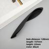 Handels for Kitchen Furniture Door Handles Knobs for Cabinets and Drawers Metal Zinc Alloy Black Interior Home Drawer Pulls