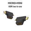 Mini HDMI to HDMI Adapter: Male-to-Female High-Definition Conversion for Large to Small HDMI Connections.