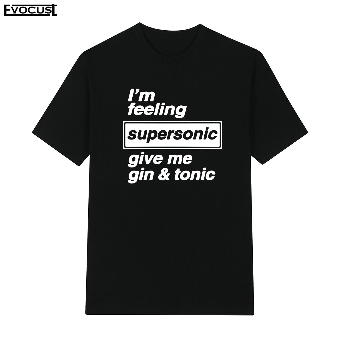 

2025 Oasis Band British Rock Retro Nostalgic Supersonic Letter Short Sleeve T-shirt Unisex and Unisex High Quality Luxury Brand Ins S