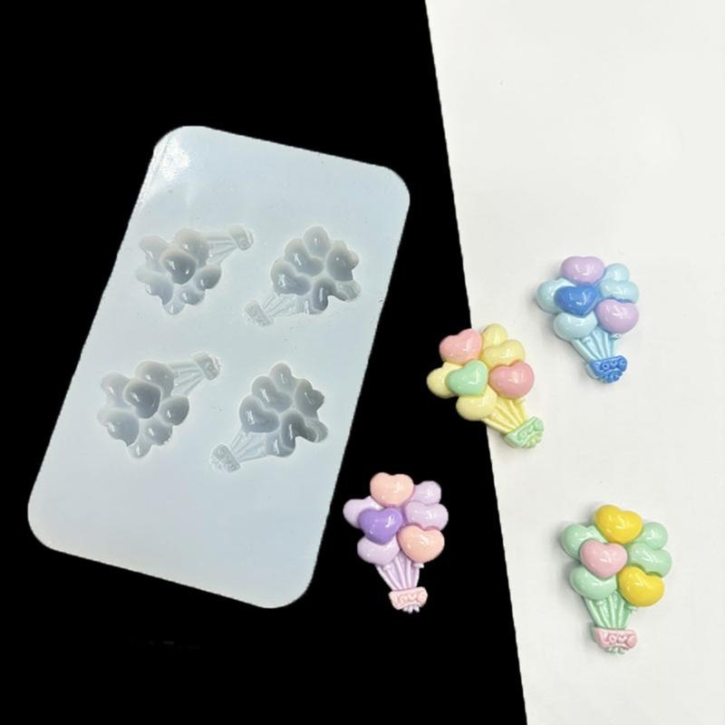 Handmade Earring Silicone Mold With Star Heart Fruit Designs For Custom Jewelry Accessories Creation