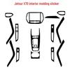 Jetour X70 Carbon Fiber Gear Lever & Console Decorative Stickers