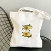 Avocado Bags 2021 Tote for Women Canvas Summer Shopper Bag Women's Handbag Designer Handbags Fabric Printed Shoping Anime Woman