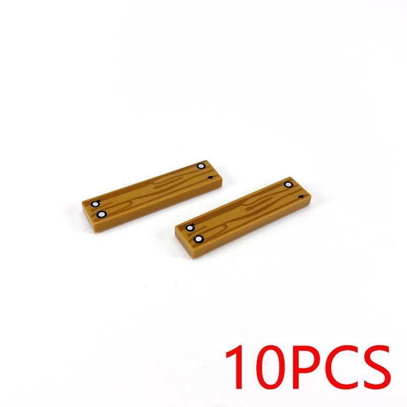 MOC Printed Tile ToyCompatible Brick Accessories Building Blocks City PC Phone Clock Pizza Parts Bricks Children Kids