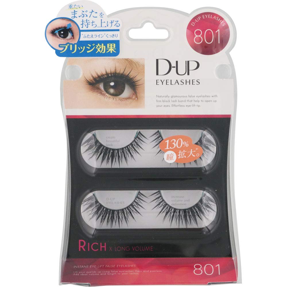 D-Up Eyelash RICH 801 (2 pairs)
