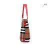 Karierte Leinwand Schwiegermuttertasche Sechs-teiliges Set Hand-Schultertasche Damen-Tasche