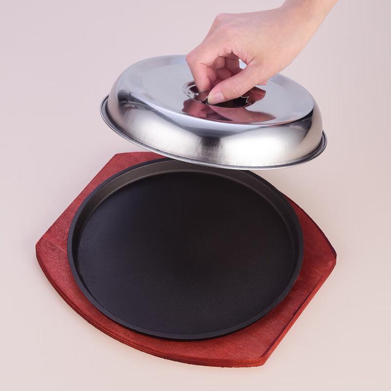 ZISIZ Cast Iron Teppanyaki Grill Plate