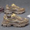 Mesh sneakers men's casual dad shoes men's autumn 2024 new men's shoes platform heightening shoes student