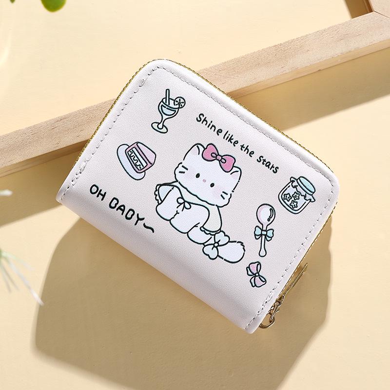 Women's Large Capacity Card Holder - Compact Ultra-Thin Card Sleeve & Coin Purse with Driver's License Storage