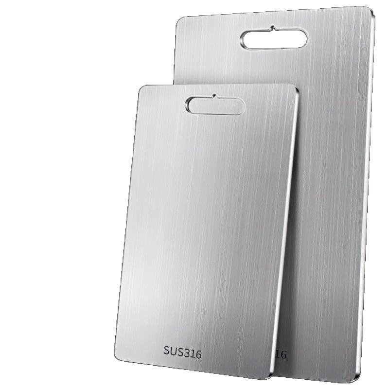 316 Stainless Steel Antibacterial Mildew-Proof Double-Sided Kitchen Cutting Board