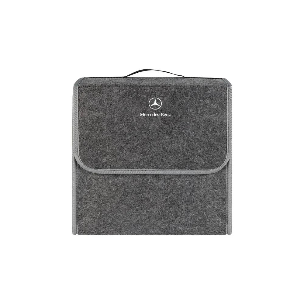 1Pcs Car Trunk Large Capacity Sundries Storage Box Organizer Bag Tool Case Stickers For Mercedes Benz A B C E S AMG CLA CLK GLA