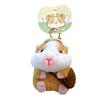 Keychain Pendant Cartoon Dutch Pig Doll Keyring Soft Velvet Touch Stress Relief Key Chain Backpack Hanging Decoration