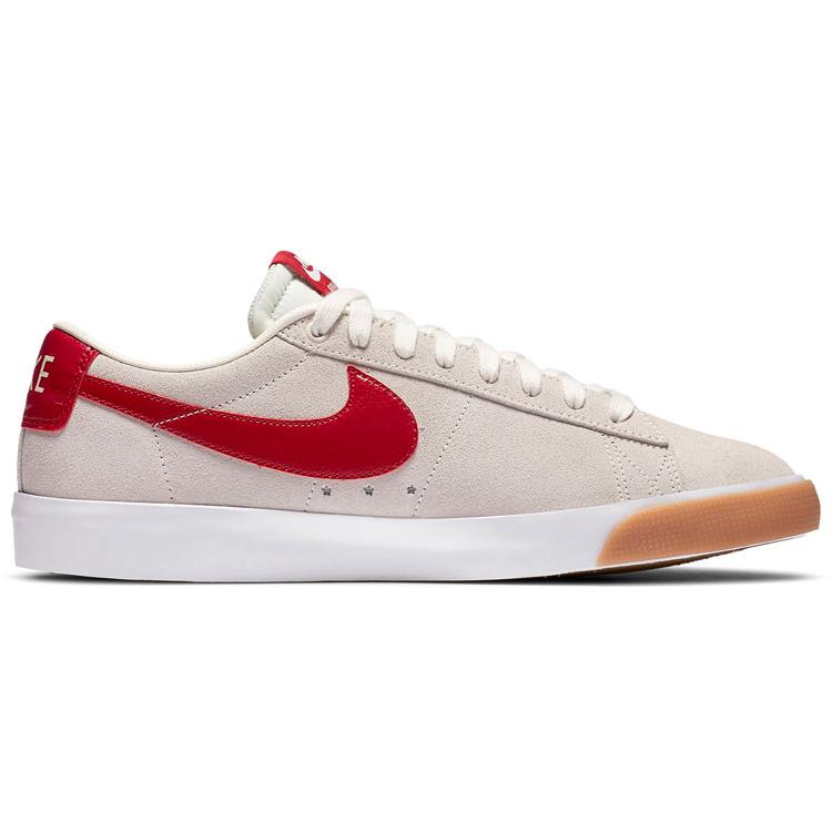 New Nike Sb Blazer Low Gt Sail Cardinal Red 704939-105