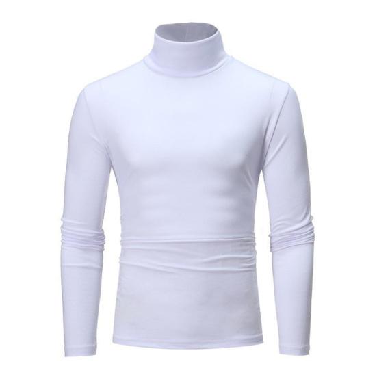 Herren Rollkragenpullover, Langarm-Unterhemd, Slim Fit, lässiges Baselayer-Shirt für Arbeit, Büro, Freizeit