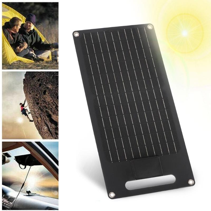 Multipurpose 50W 12V Flexible Solars Panel Set Convenient for Camping Hiking and Emergency Backups Power Supply