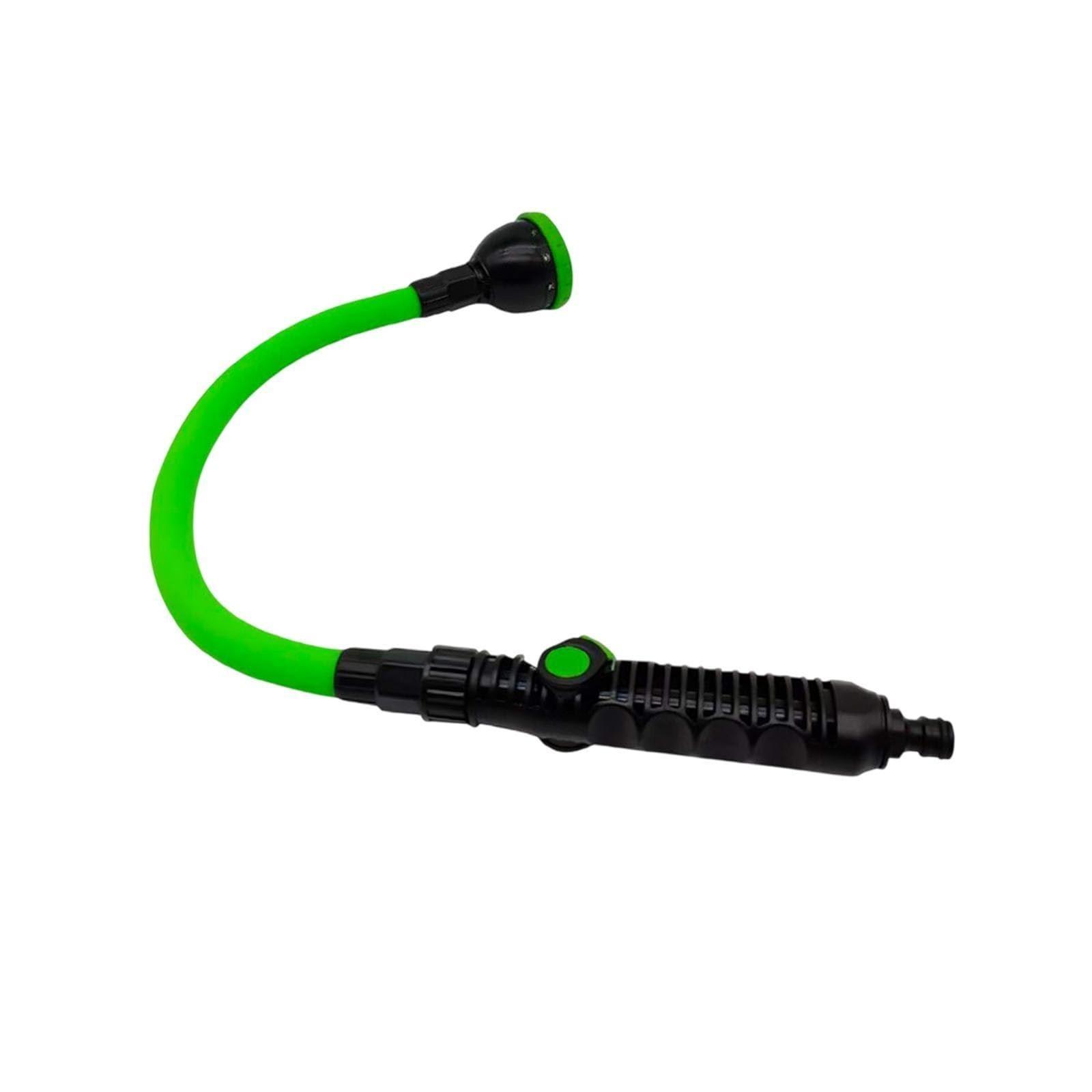 

Flexible Watering Wand with 360 Degree Rotations Strong Pressure Hose Nozzle Sprayer for Garden and Outdoor Cleaning зелёный