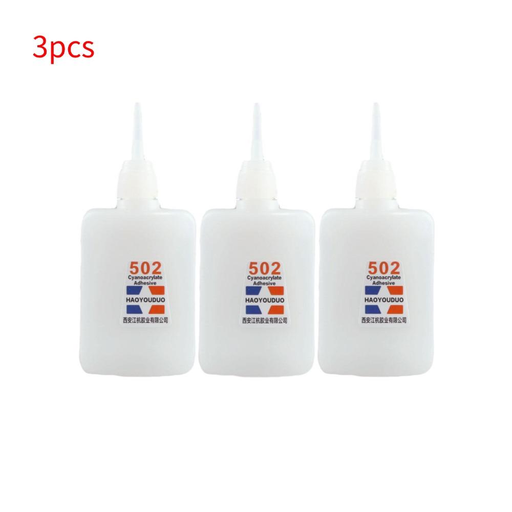 502 Quick-drying Super Glue 502 Instant Strong Adhesive Toy Crafts Shoe Rubber Paper Wood Plastic Fast Repairing Glue Universal