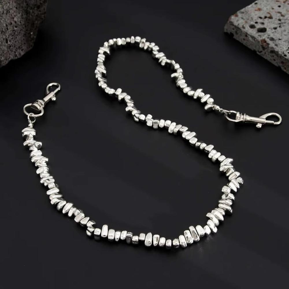 Men Tassel Bag Punk Waist Chain Handbag Chain Hip Hop Rock Jeans Keychain New Men Wallet Chain