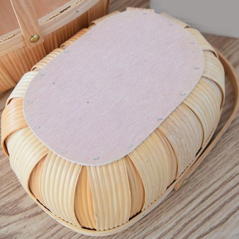 Cesto da picnic grande in vimini con manico Designs Accessorio per giardino Frutta Caramelle Vino e Raccolta Uova di Pasqua