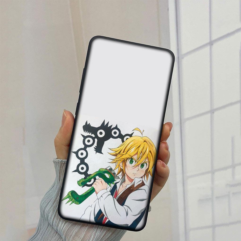 Anime Sedm smrtelných hříchů Meliodas Kryt na telefon pro Samsung Galaxy A10 A20 A53 A30 A31 A32 A50 A51 A52 A12 A33 Měkký TPU kryt