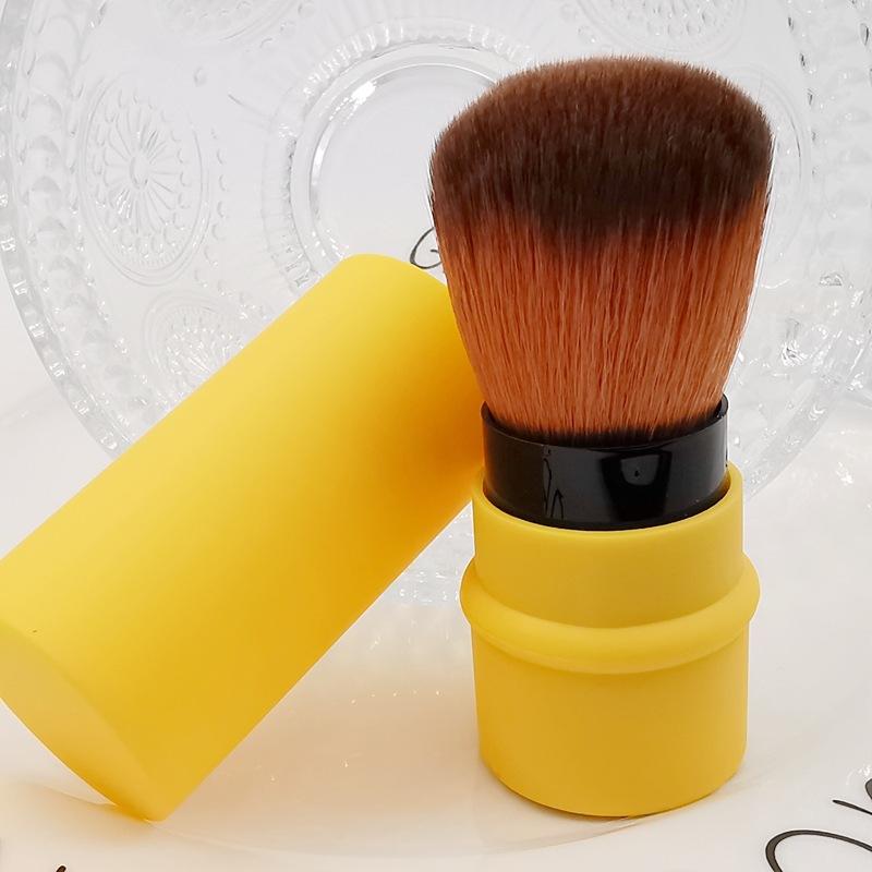 New Telescopic Powder Blusher Brush High-quality Makeup Brush Tail Cargo Clearance Portable Multi-color Powder Makeup Brushs