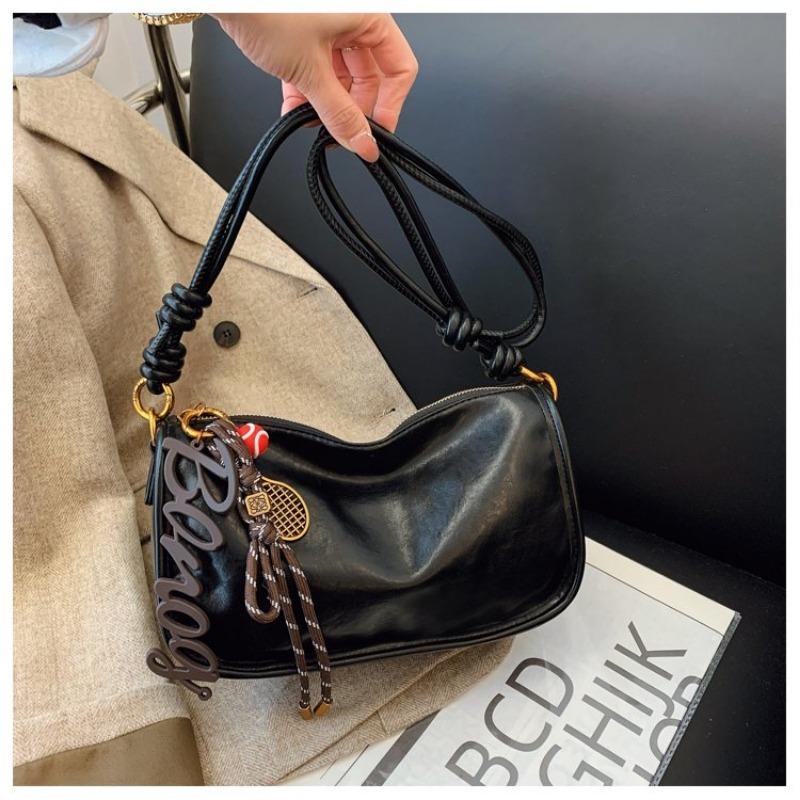 Dumpling bag women's 2024 new casual versatile cowhide women's bag mini shoulder messenger bag mobile phone bag