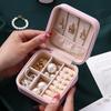 Caja de Joyería de Viaje Portátil para Pendientes, Anillos y Collares - Solución de Almacenamiento Moderna y Compacta