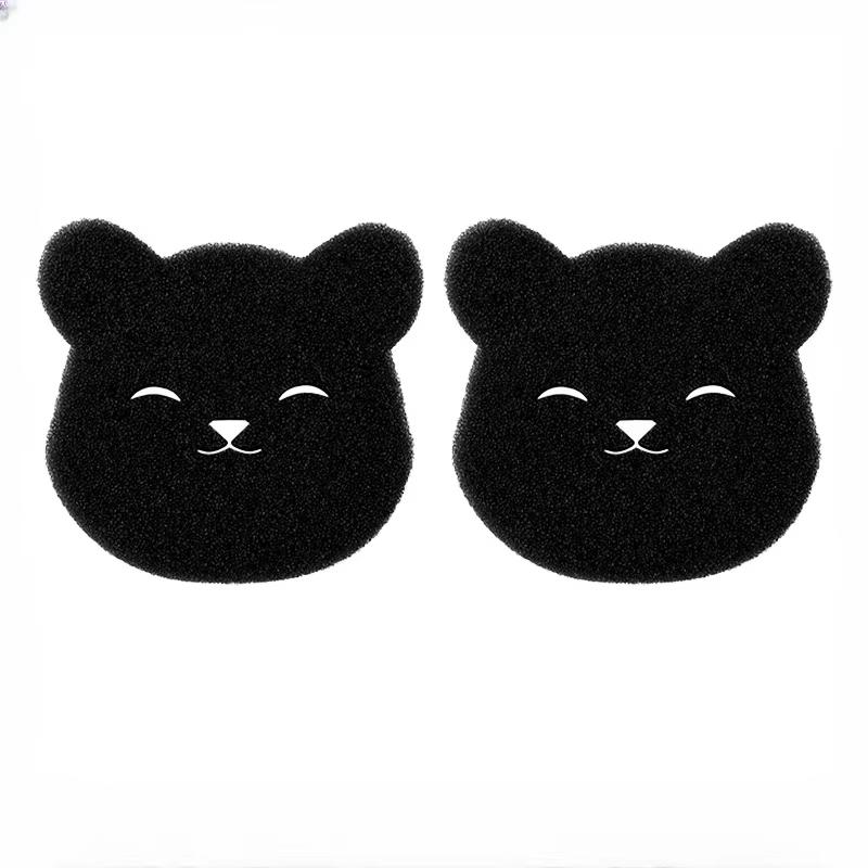 

4PCS 2 In 1 Hair Remover Bear Shape Laundry Ball Washing Machine Lint Catcher Reusable Clothes Sofa Hair Cleaning Sponge