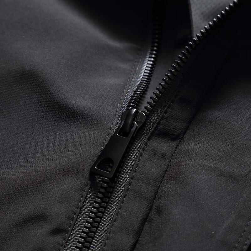 Dibinze Men's Plus Size Hooded Windproof Jacket