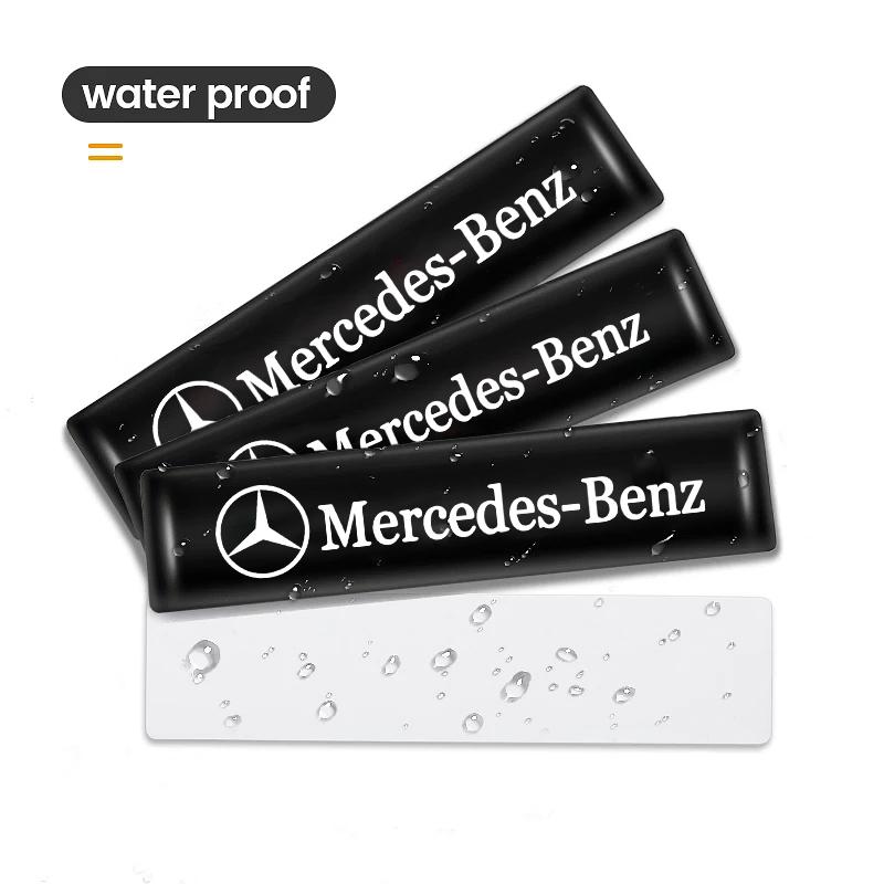GLC GLB 10Pcs Car Interior Exterior Decorative Sticker Auto Emblem Decals For Mercedes Benz AMG W205 W203 W206 W220 W211 W212 W