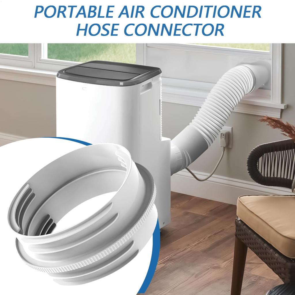13cm/15cm AC Exhaust Hose Coupler AC Exhaust Hose Adapter Leak-Proof Replacement Extender Mount Adapter For Garage Indoor
