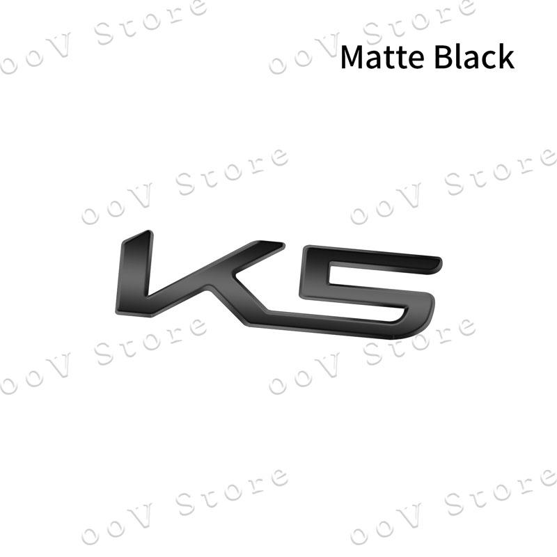 3D Metal K3 K5 K8 Logo Car Fender Side Rear Tail Trunk Emblem Sticker For KIA Sportage K9 Forte Ceed Sorento Cerato Rio Soul  FZ3