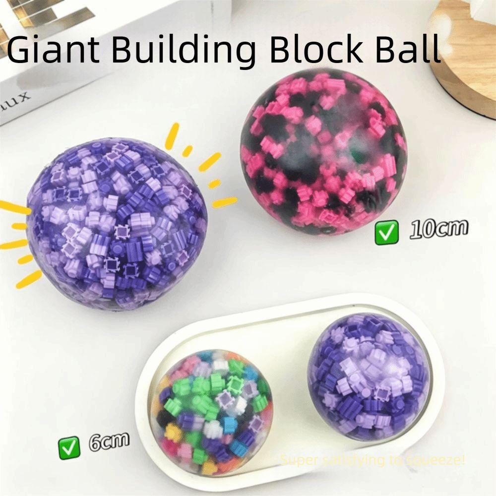 Super Big Crunchy Squishy Shapable Handmade Ball Creative Building Blocks Squishy Children Gifts