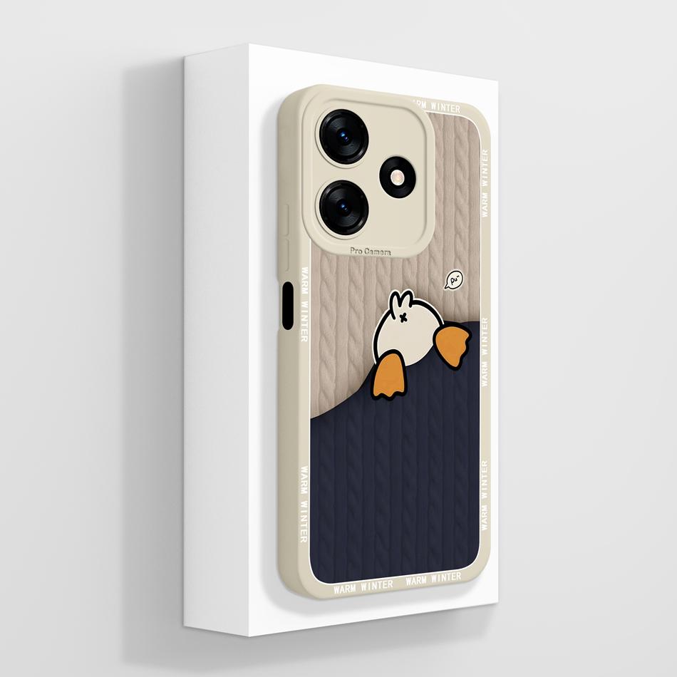 For Tecno Spark 10 Pro 10C Phone Case Cute Cartoon Patterns Anti Drop Back Cover For Tecno Spark10 Soft Liquid Silicone Housing
