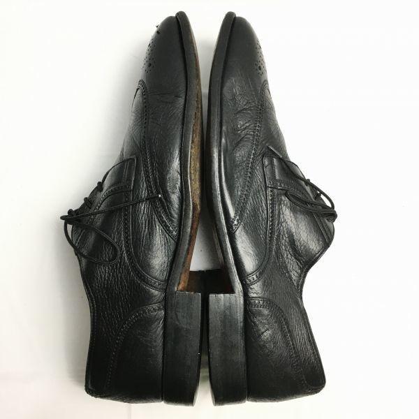 Gravati Vintage Made In Italy Wingtip Business Shoes Black Men's Size 11(USED)