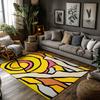Stylish Modern Abstract Area Rug Non Slip Doormat Home Decor Living Room Floor Mat Indoor Outdoor Carpet Washable Accent Rug