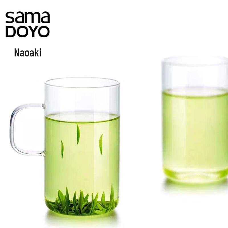 

Shangming Heat-Resistant Glass Teacups with Handle (2-Pack, 300ml)