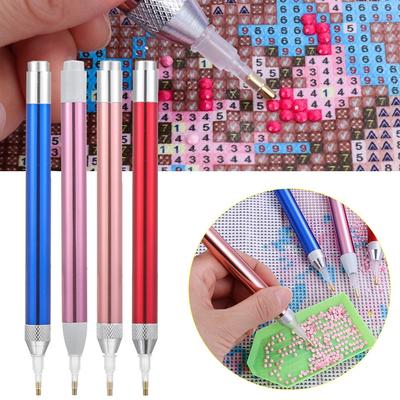 Sewing Accessories Cross Stitch 5D Diamond Painting Point Drill Pen Lighting Diamond Painting Tool