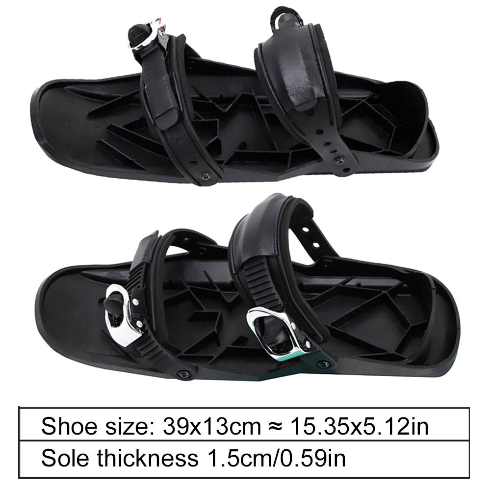 Mini Short Ski Skates Snowboardstiefel Skiboards Verstellbare Kurze Mini Schlittschuh Ski Schuhe für Winter Outdoor Sport Zubehör