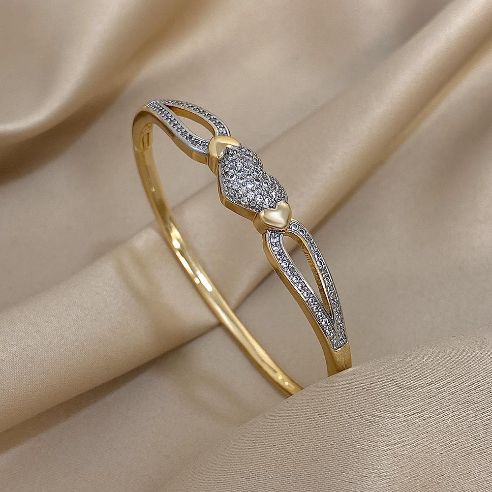 Блестящий геометрический браслет-манжета с инкрустацией цирконами, штабелируемый, женский, мужской, роскошный, с кристаллами, тонкий, с подвесками-кристаллами, ювелирное изделие