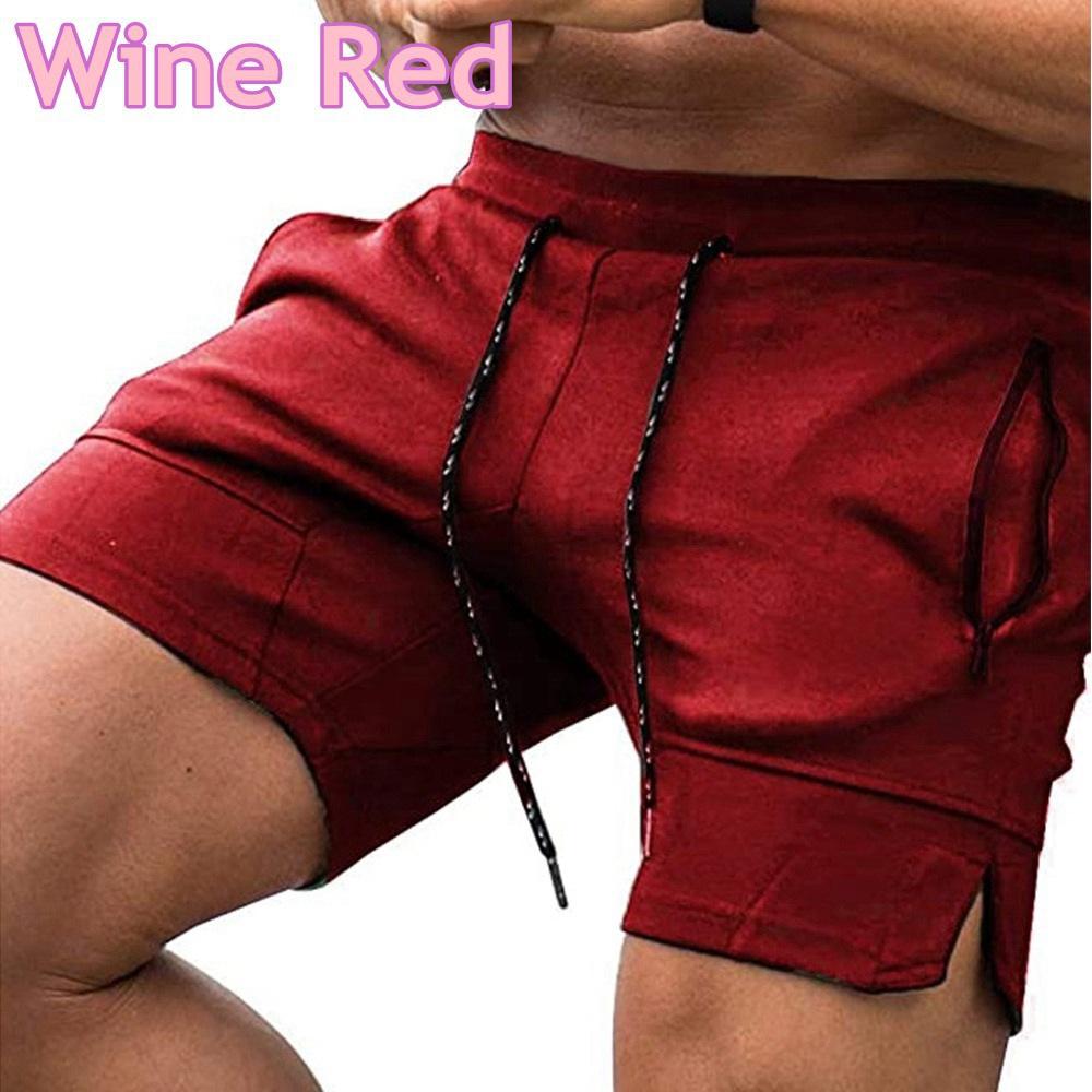 Sommer Herren Mode Sport Casual Outdoor Einfarbig Kordelzug Freiheit Sport Shorts Laufen Fitness Running Training Gym Workout Shorts