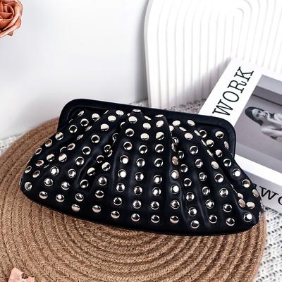 Women's Rivet Clutch Bag Messenger Bags Luxury Envelope Bags Designer Shoulder Bags